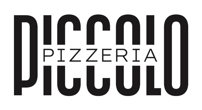 Logo noir Piccolo pizza - pizzeria maison Lyon 7